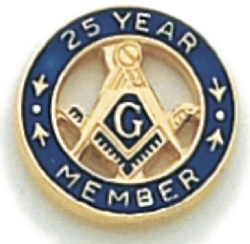 25 Year Membership Lapel Pin Model # 362357