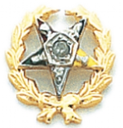 Eastern Star Lapel Pin Model # 362398