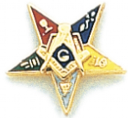 Eastern Star Lapel Pin Model # 362416