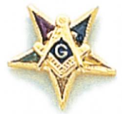 Eastern Star Lapel Pin Model # 362417