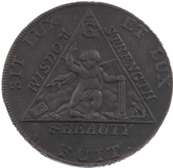 Sketchley Masonic Half-Penny Model # 363800