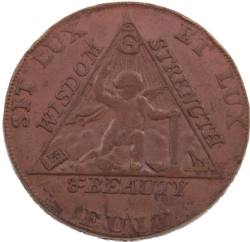 Sketchley Masonic Half-Penny Model # 363801