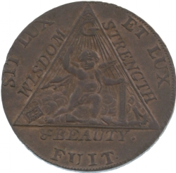 Antique Masonic Coin Model # 363804 Antique Masonic Coin Model # 363804