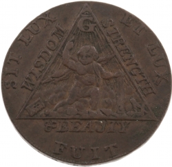 Sketchley Masonic Half-Penny Model # 363807