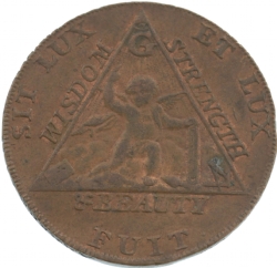 Sketchley Masonic Half-Penny Model # 363808