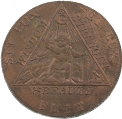 Sketchley Masonic Half-Penny Model # 363809
