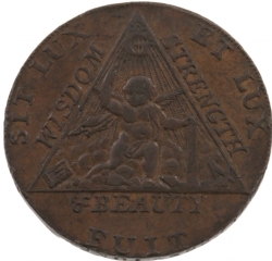 Antique Masonic Coin Model # 363810 Antique Masonic Coin Model # 363810