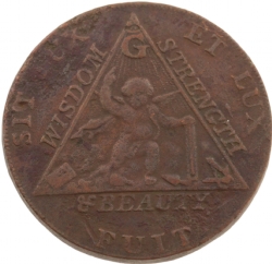 Sketchley Masonic Half-Penny Model # 363812