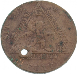Sketchley Masonic Half-Penny Model # 363818