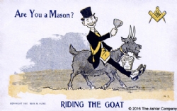 Are you a Mason? Riding the Goat (1907) Model # 363841