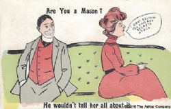 Are you a Mason? He wouldnt tell her about it Model # 363933