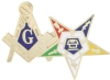 Blue Lodge OES Combo Pin Model # 357805 Blue Lodge OES Combo Pin Model # 357805