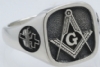 Design Your Own Custom Square Masonic Ring Model # 357934