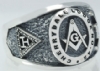 Design Your Own Custom Oval Flat Top Masonic Ring Model # 357936