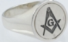 Design Your Own Masonic Swivel Ring Model # 357938