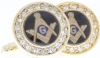 Crystal Masonic Cufflinks Model # 358488 Crystal Masonic Cufflinks Model # 358488