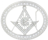 Jeweled Masonic Belt Buckle Model # 360972
