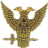 32nd Degree Wings Up Patch 2 7/8 Inch Model # 361172