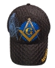 Black Square & Compass Starburst Weave Hat Model # 361408 Black Square & Compass Starburst Weave Hat Model # 361408