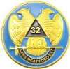 32nd Degree Wings Down Scottish Rite Auto Emblem Model # 361858 32nd Degree Wings Down Scottish Rite Auto Emblem Model # 361858