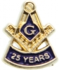 25 Year Membership Pin