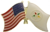 OES Flag Pin