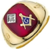 Jeweled Master Mason Ring Model # 362284