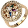 Jeweled Eastern Star Ring Model # 362303