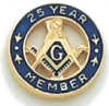 25 Year Membership Lapel Pin
