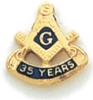 35 Year Membership Lapel Pin