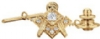Jeweled Square & Compass Tie Pin Model # 362585